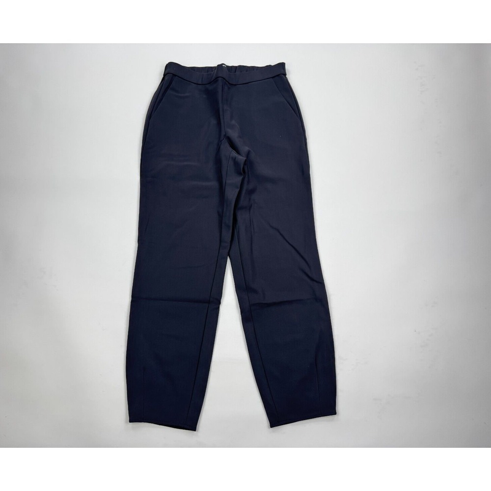 Theory Tapered Pull-On Pant in Performance Knit Pants Women P EUC Stretch Pocket
